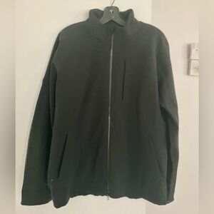 lululemon athletica men’s black lined Windbreaker Jacket